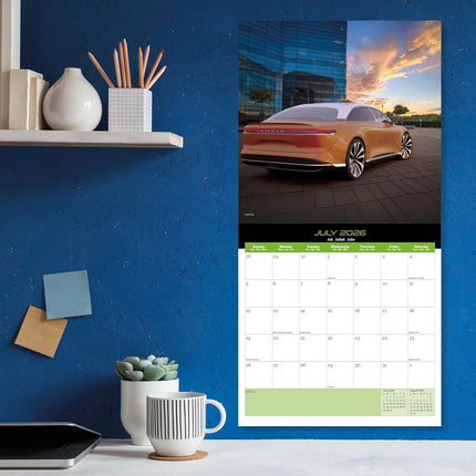 Dayplanner EV Supercars Kalender 2026
