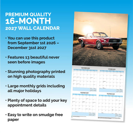Dayplanner Ford Mustang Kalender 2026