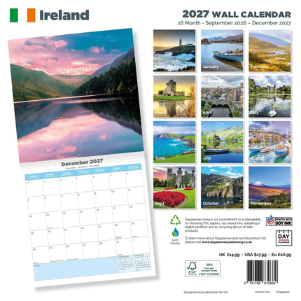 Dayplanner Ierland Kalender 2027
