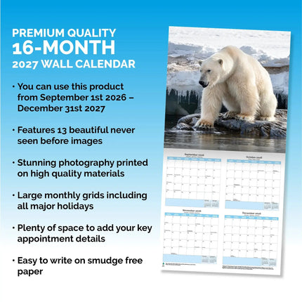 Dayplanner IJsberen Kalender 2027