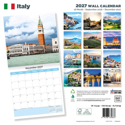 Dayplanner Italie Kalender 2026