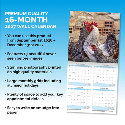 Dayplanner Kippen Kalender 2027
