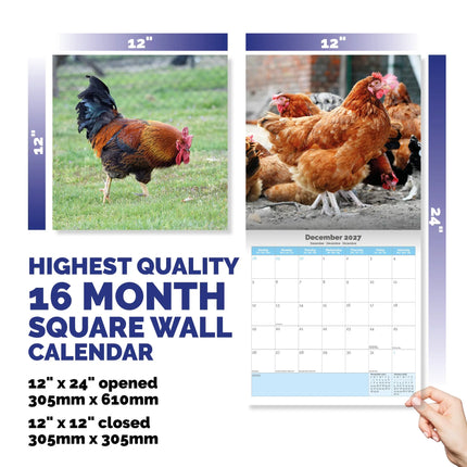 Dayplanner Kippen Kalender 2027