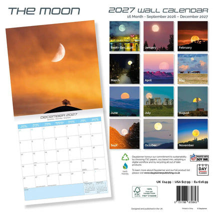 Dayplanner Maan Kalender 2027