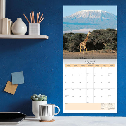 Dayplanner Natuur Wonderen Kalender 2026