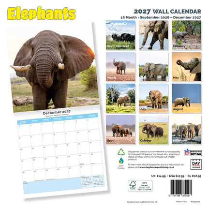 Dayplanner Olifanten Kalender 2027