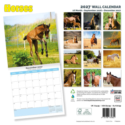 Dayplanner Paarden Kalender 2026