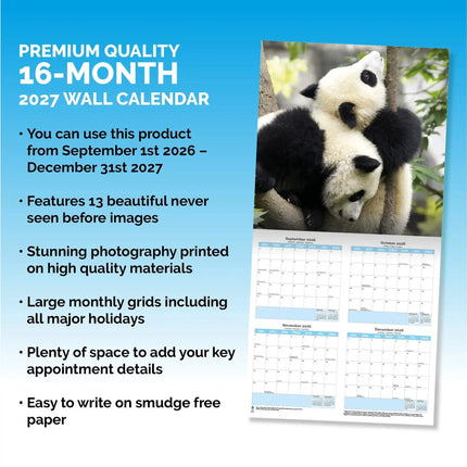 Dayplanner Panda Kalender 2026