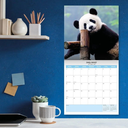 Dayplanner Panda Kalender 2026