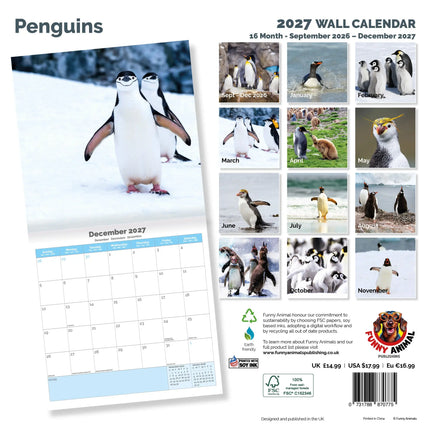 Dayplanner Pinguïns Kalender 2026