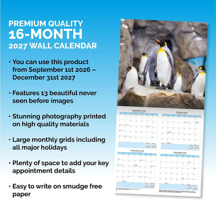 Dayplanner Pinguïns Kalender 2027