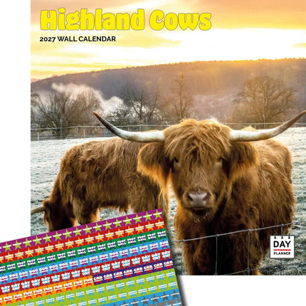 Dayplanner Schotse Hooglanders Kalender 2027