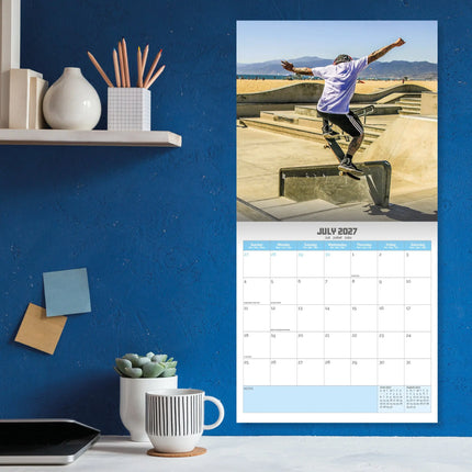 Dayplanner Skateboard Kalender 2026