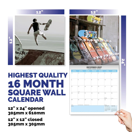 Dayplanner Skateboard Kalender 2026