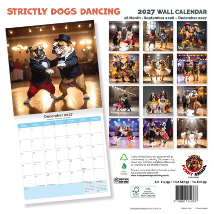 Dayplanner Strictly Dogs Dancing Kalender 2026