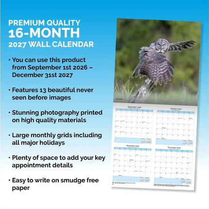 Dayplanner Uilen Kalender 2027