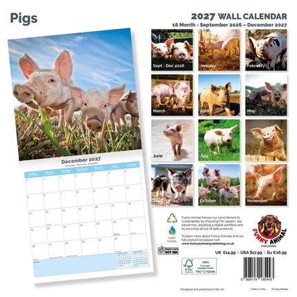 Dayplanner Varken Kalender 2027