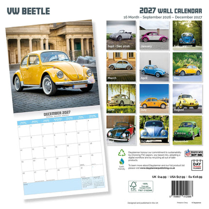 Dayplanner VW Beetle Kalender 2027