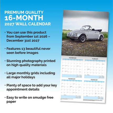 Dayplanner VW Beetle Kalender 2027