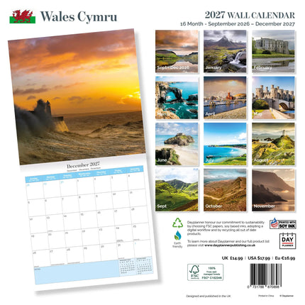 Dayplanner Wales Kalender 2026