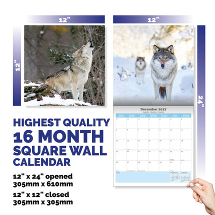 Dayplanner Wolven Kalender 2026