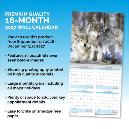 Dayplanner Wolven Kalender 2027