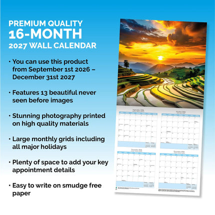 Dayplanner Zonsondergang Kalender 2026