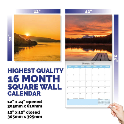 Dayplanner Zonsondergang Kalender 2026