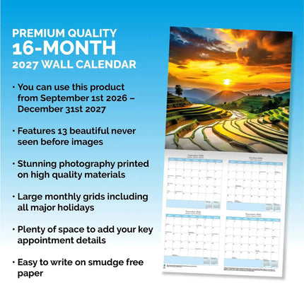 Dayplanner Zonsondergang Kalender 2027