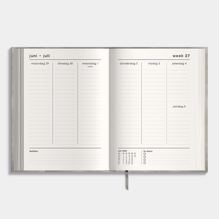 De Hobbit 18 Maanden Agenda 2026-2027 A5 Suedelook