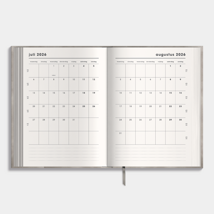 De Hobbit 18 Maanden Agenda 2026-2027 A5 Suedelook
