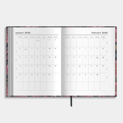 De Hobbit A4 Planner 2026 Bloem Klassiek