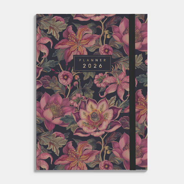 De Hobbit A4 Planner 2026 Bloem Klassiek