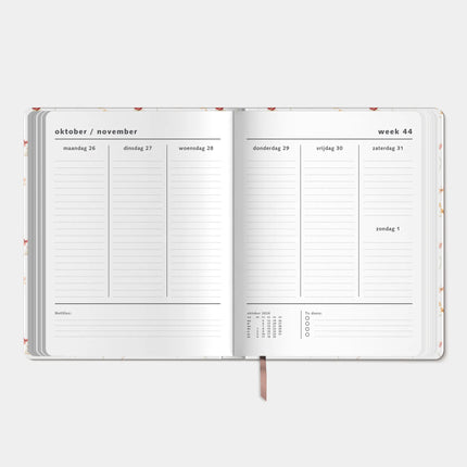 De Hobbit A4 Planner 2027 Bloemen