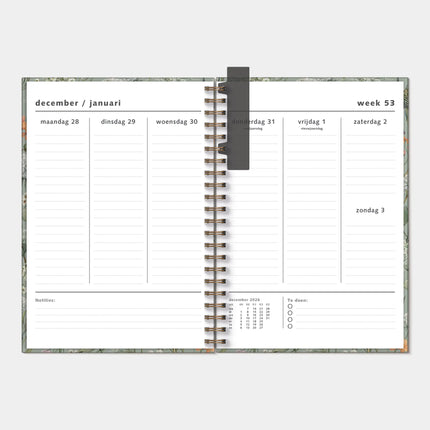 De Hobbit A4 Planner 2027 Weidebloemen