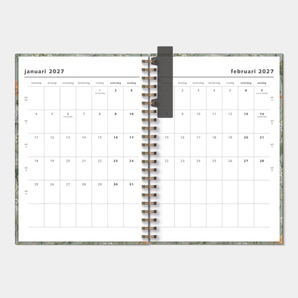 De Hobbit A4 Planner 2027 Weidebloemen