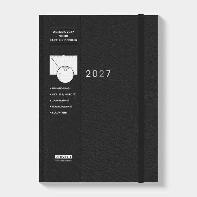 De Hobbit A4 Zakenagenda 2027 Zwart