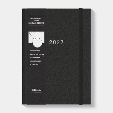 De Hobbit A4 Zakenagenda 2027 Zwart