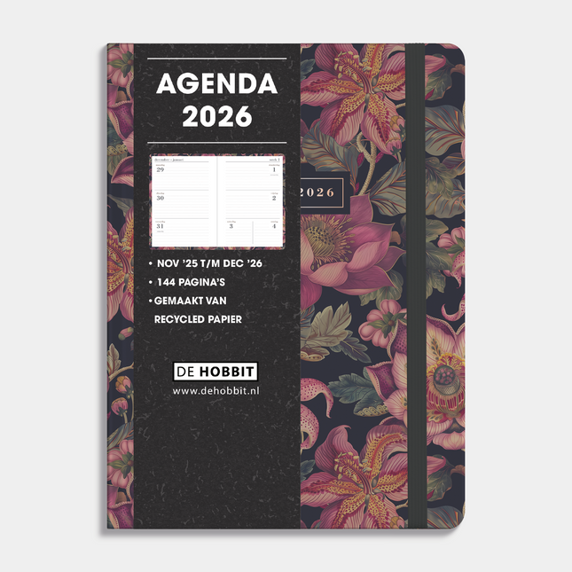 De Hobbit A5 Agenda 2026 Bloem Klassiek