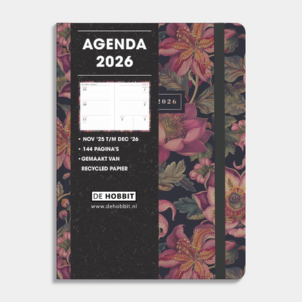 De Hobbit A5 Agenda 2026 Bloem Klassiek