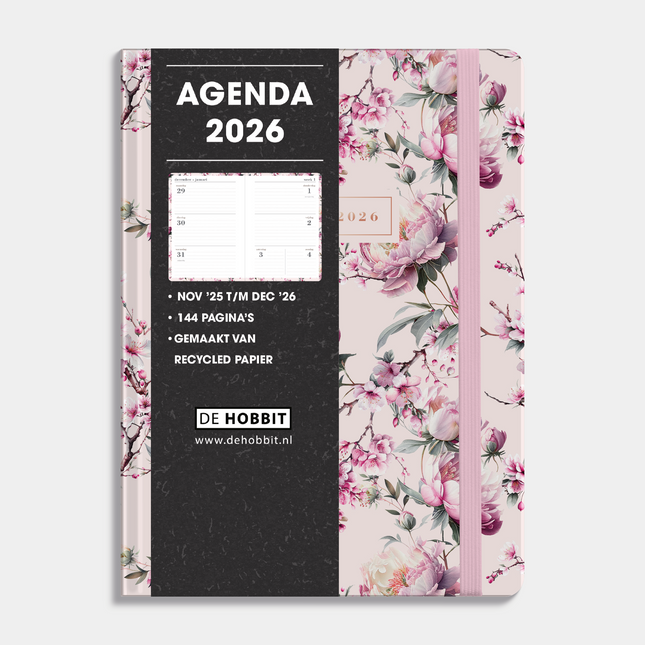De Hobbit A5 Agenda 2026 Kersenbloesem
