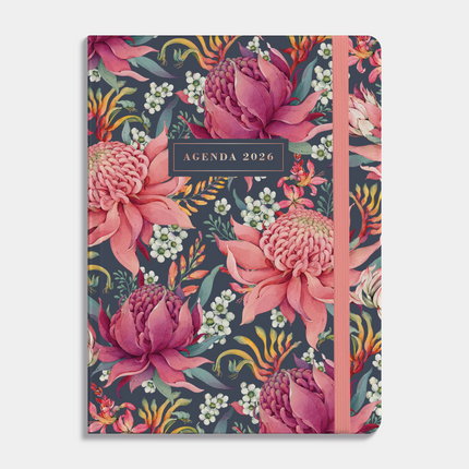 De Hobbit A5 Agenda 2026 Tropische Bloemen