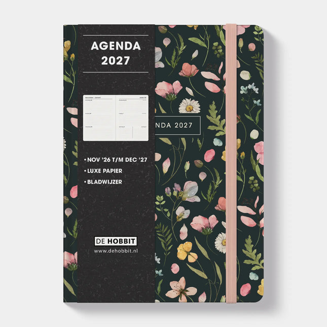De Hobbit A5 Agenda 2027 Droogbloemen