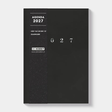De Hobbit A5 Basic Agenda 2027 Zwart