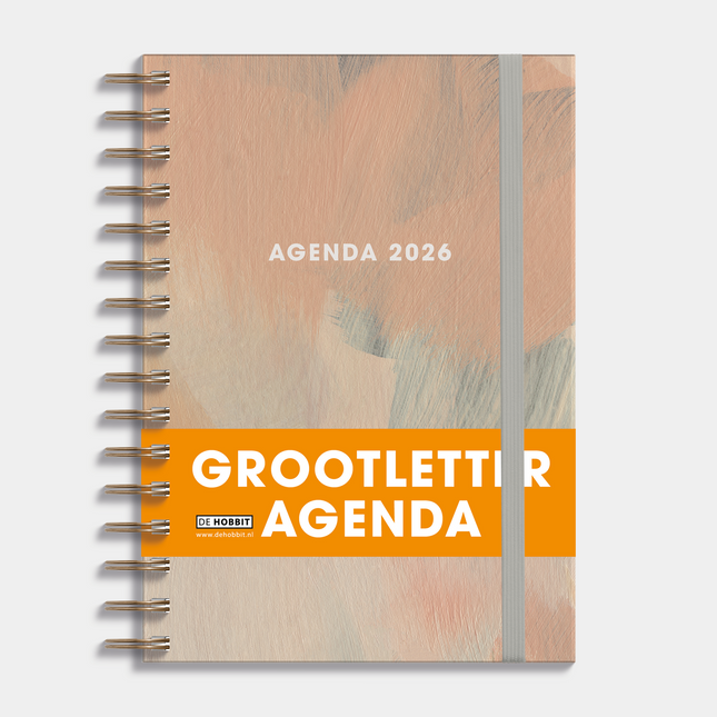 De Hobbit A5 Grootletter Agenda 2026 Verf