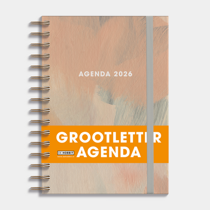 De Hobbit A5 Grootletter Agenda 2026 Verf