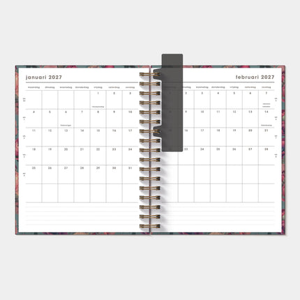 De Hobbit A5+ Planner 2027 Bloem Klassiek