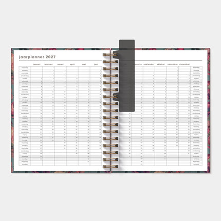 De Hobbit A5+ Planner 2027 Bloem Klassiek