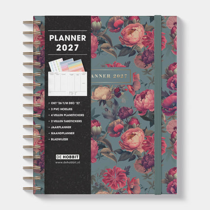 De Hobbit A5+ Planner 2027 Bloem Klassiek