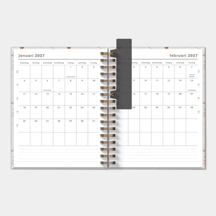 De Hobbit A5+ Planner 2027 Bloem Klein